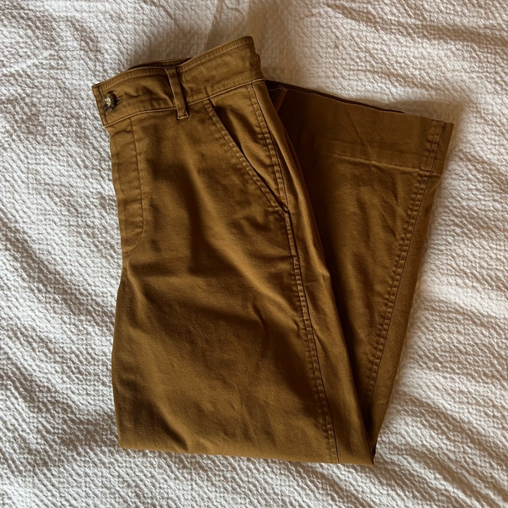 Madewell cropped wide leg pants